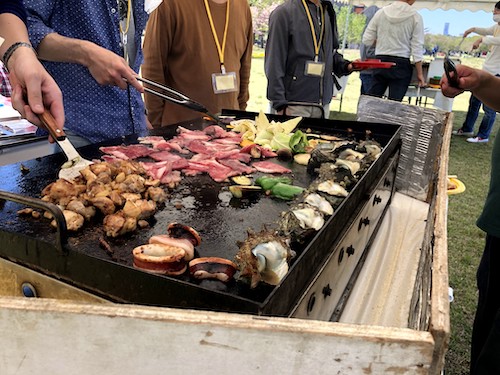 運動会でBBQ